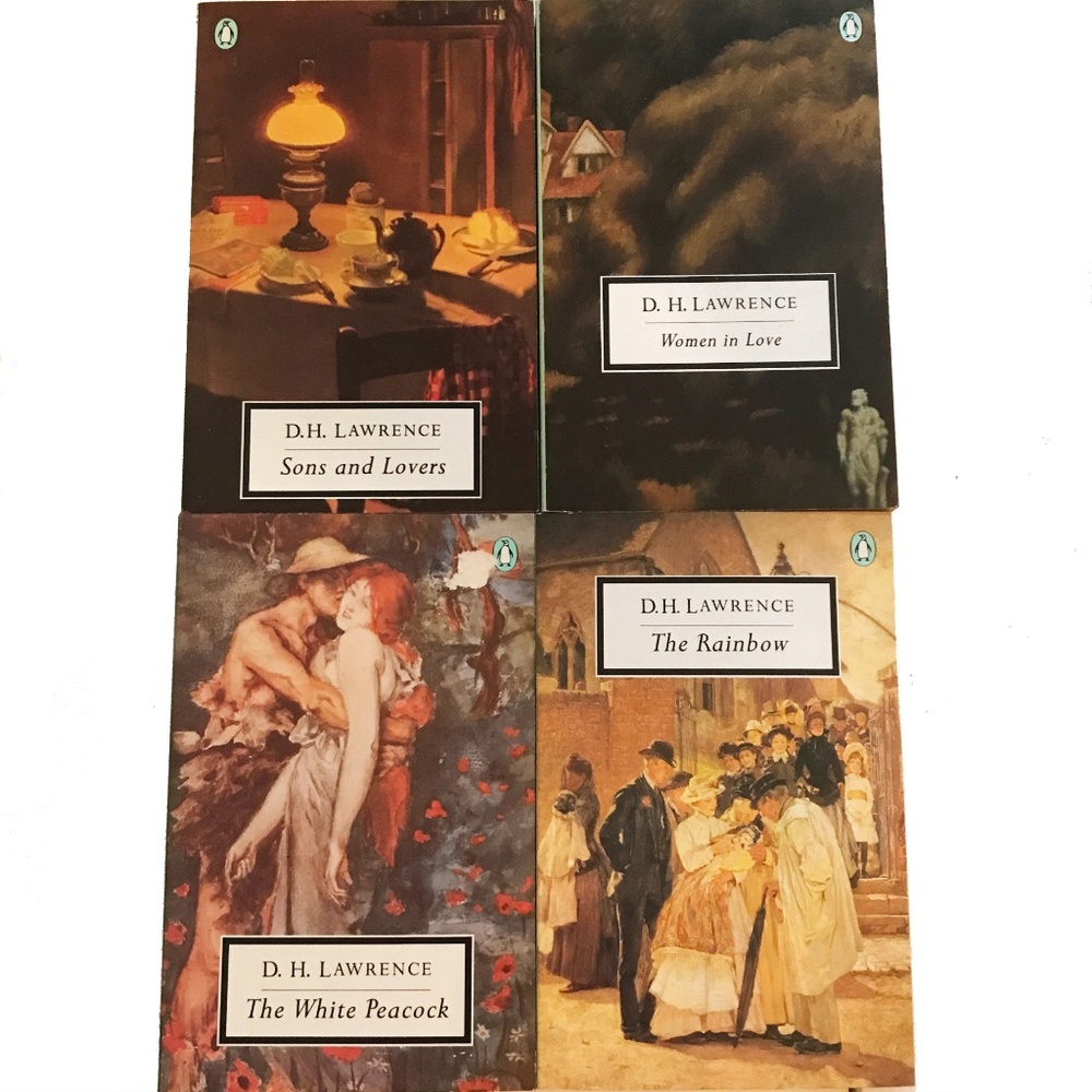 NWT D.H.Lawrence 4 Paperback Book Set